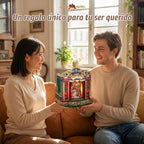 CUTEBEE Rompecabezas de madera 3D para adultos, caja de música de teatro en
