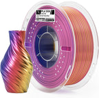 ELEGOO Filamento PLA seda colores triples rojo, amarillo azul 0.07...