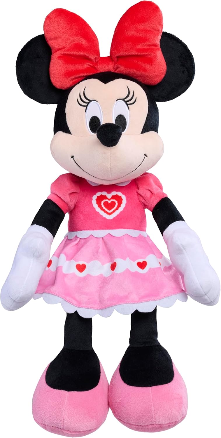 Disney Just Play - Peluche grande de Minnie de 19 pulgadas