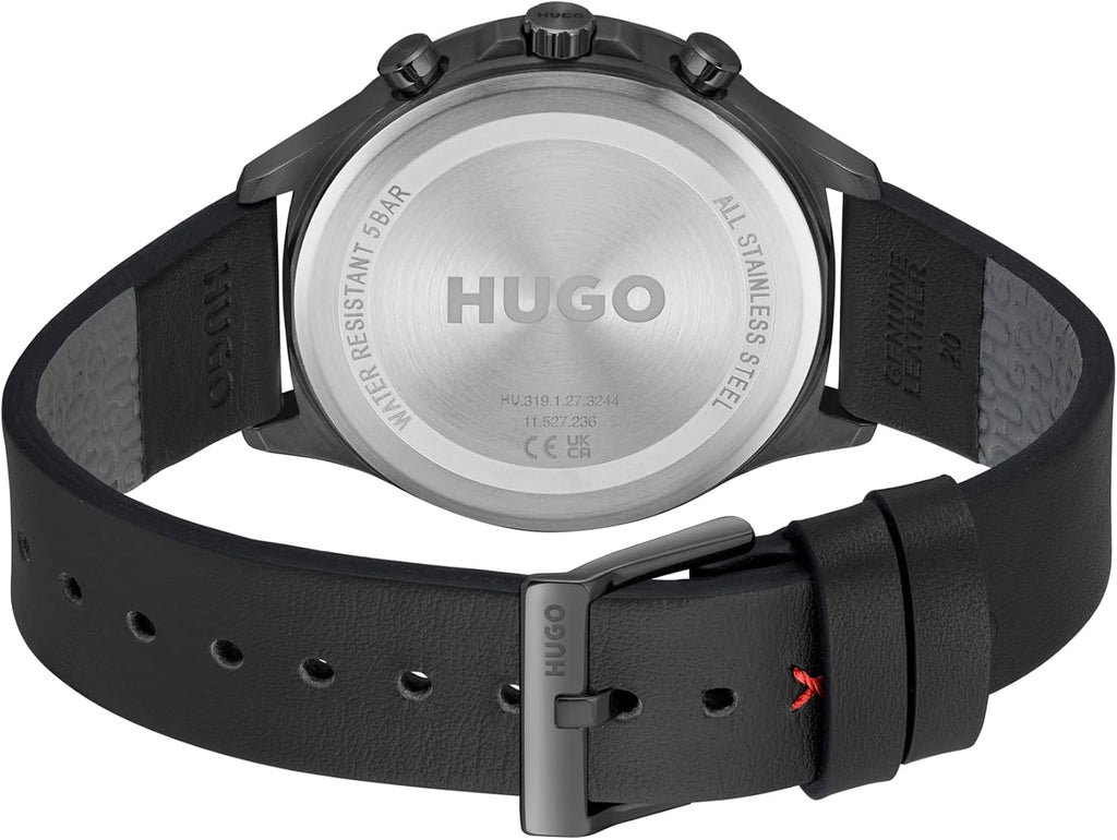 HUGO #Smash Multi Watch para hombre, caja de acero inoxidable, movimiento multifunción, diseño elegante y divertido, precisión de cuarzo, uso diario atrevido, regalo para él