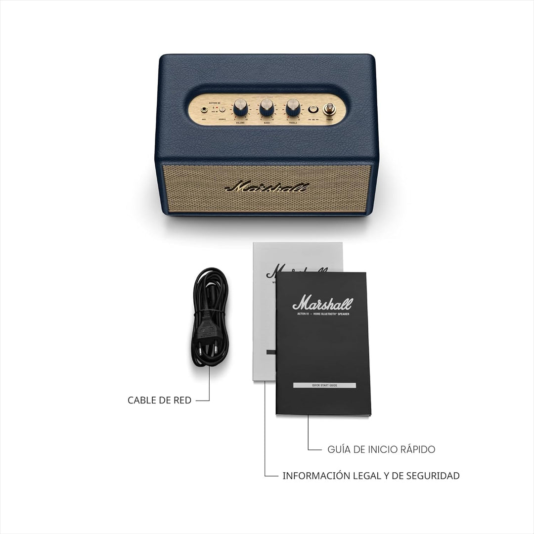 Altavoz Marshall Acton III Bluetooth para el hogar - Sonido estéreo...