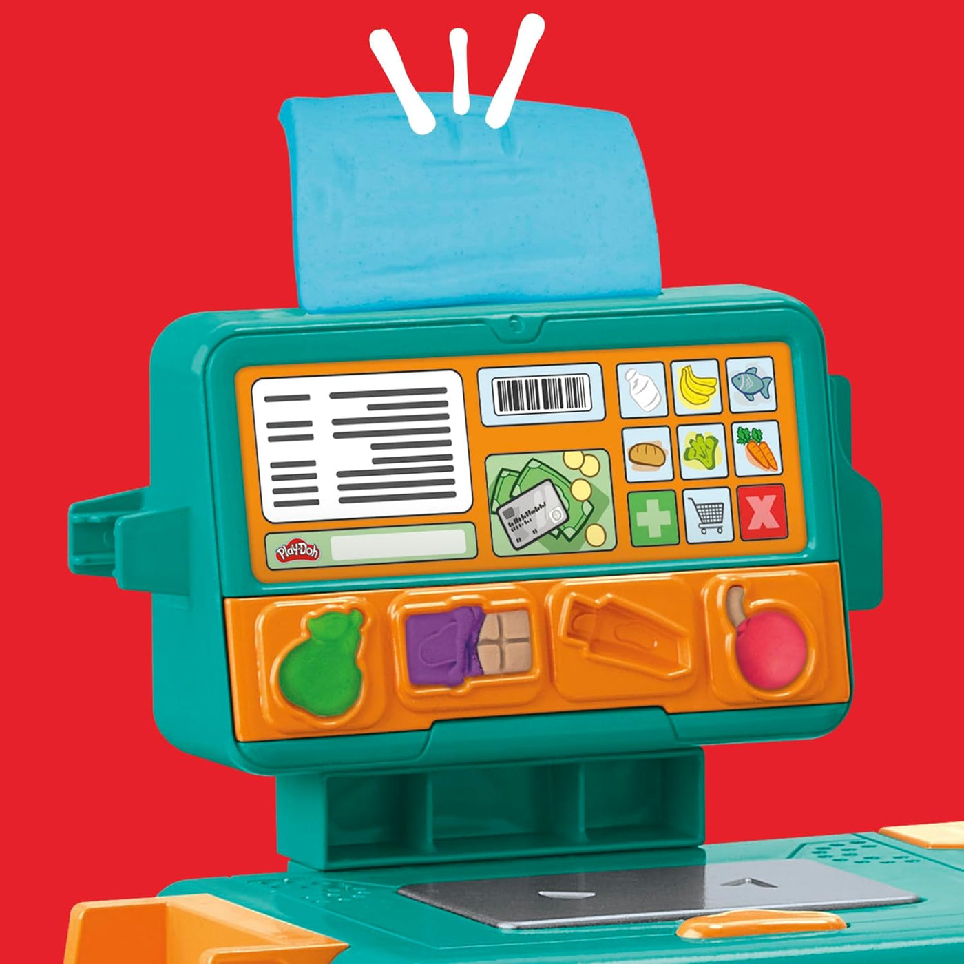 Play-Doh Juguete de caja registradora 23 accesorios de