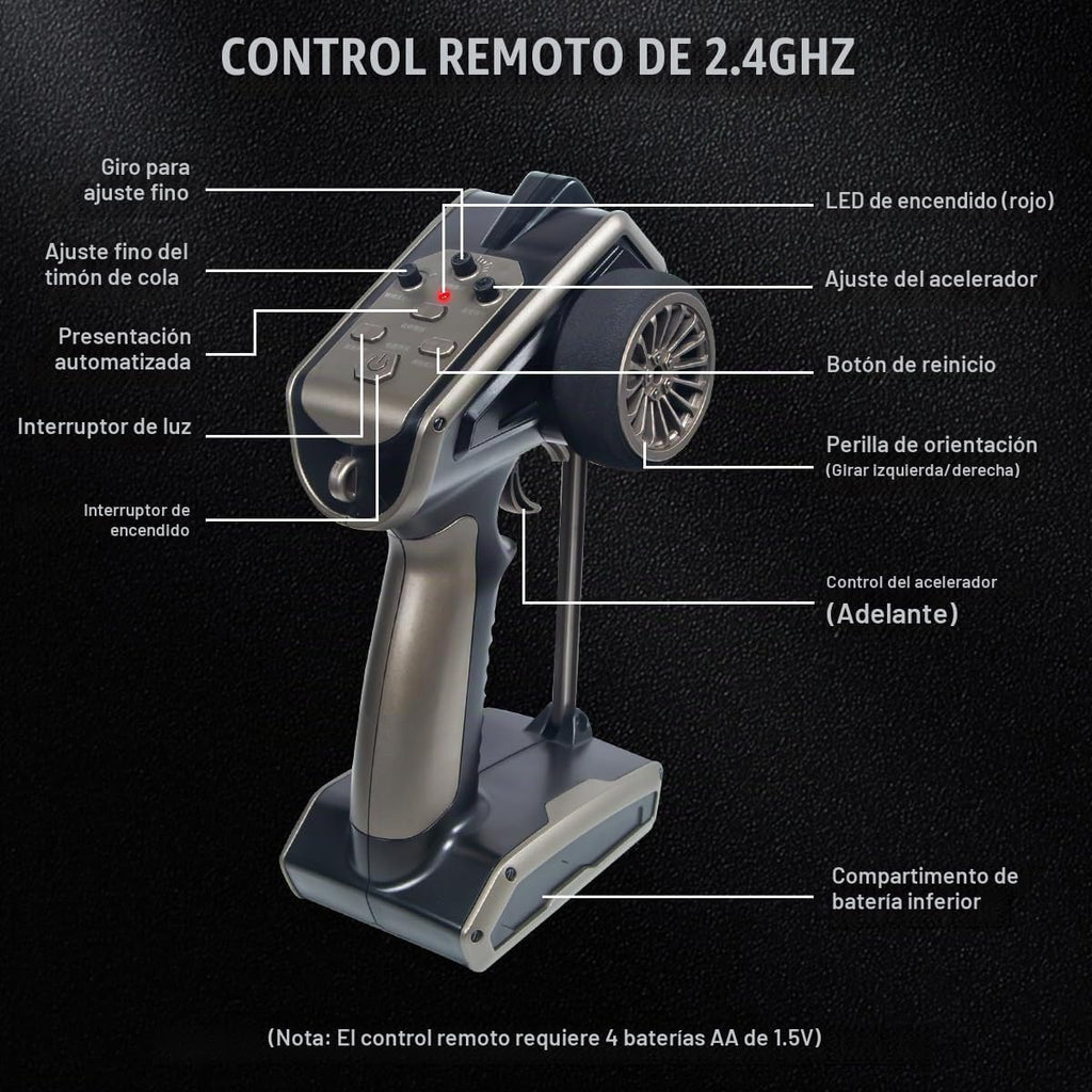Barco RC para niños y adultos, barcos de control remoto de 2.4 GHz con luz LED para piscina, lagos, agua, 20 MPH de carreras de velocidad rápida, barco de juguete para niños y niñas, 2 baterías