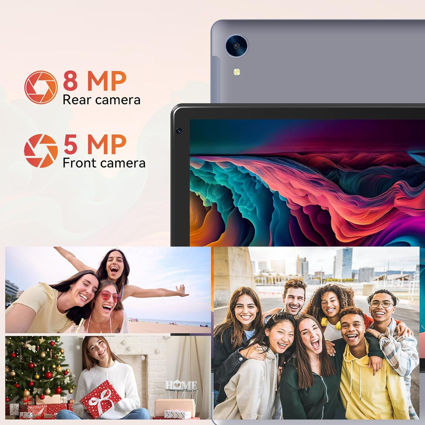 URAO Tableta, Tablet de 10.1" Android con procesador Octa-core...