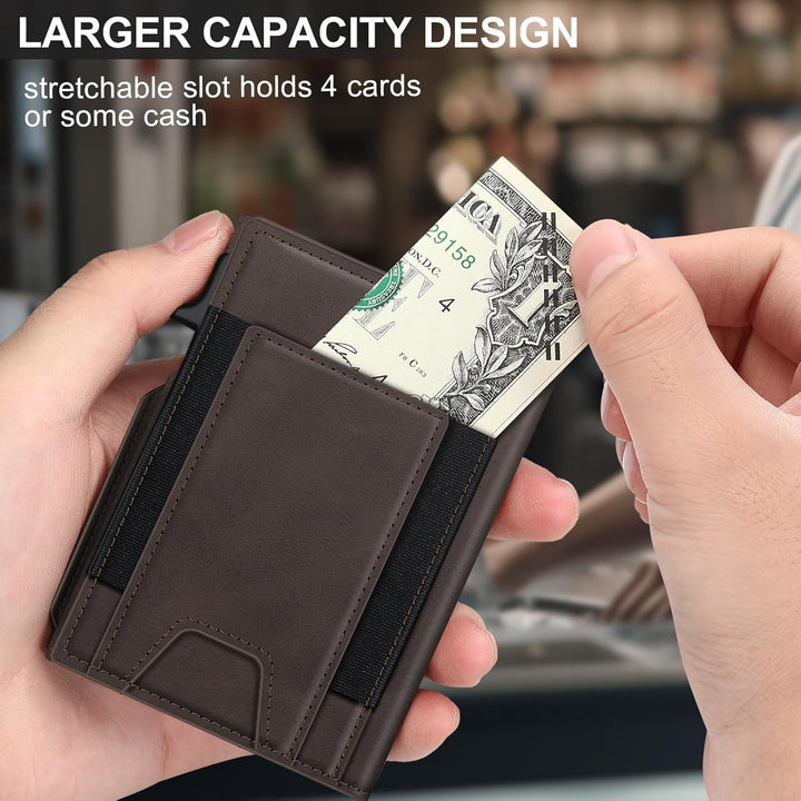 Cartera SEMORID para hombres con soporte de tarjetas de crédito del...
