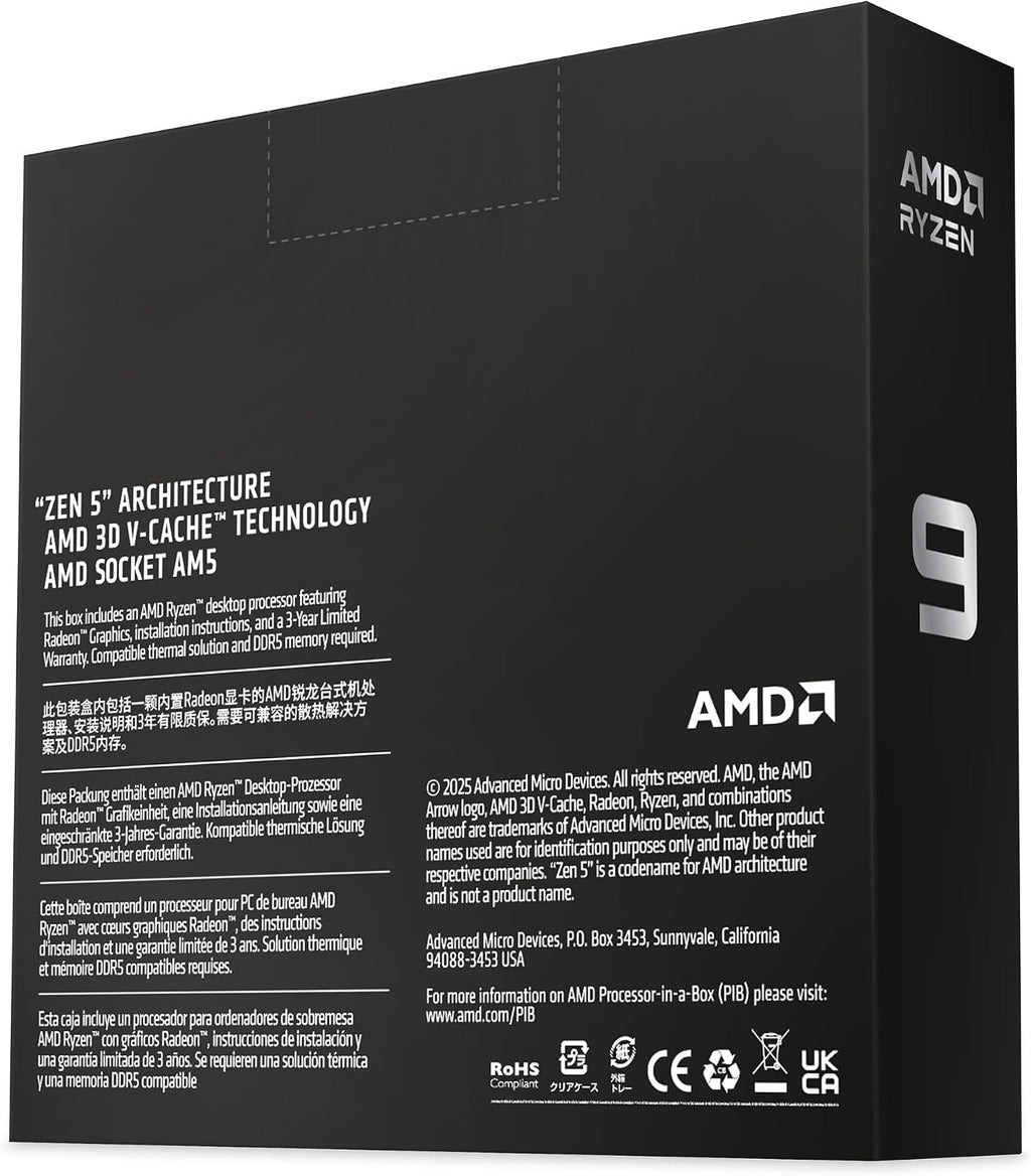 AMD Ryzen™ 9 9950X3D2 Edición Dual