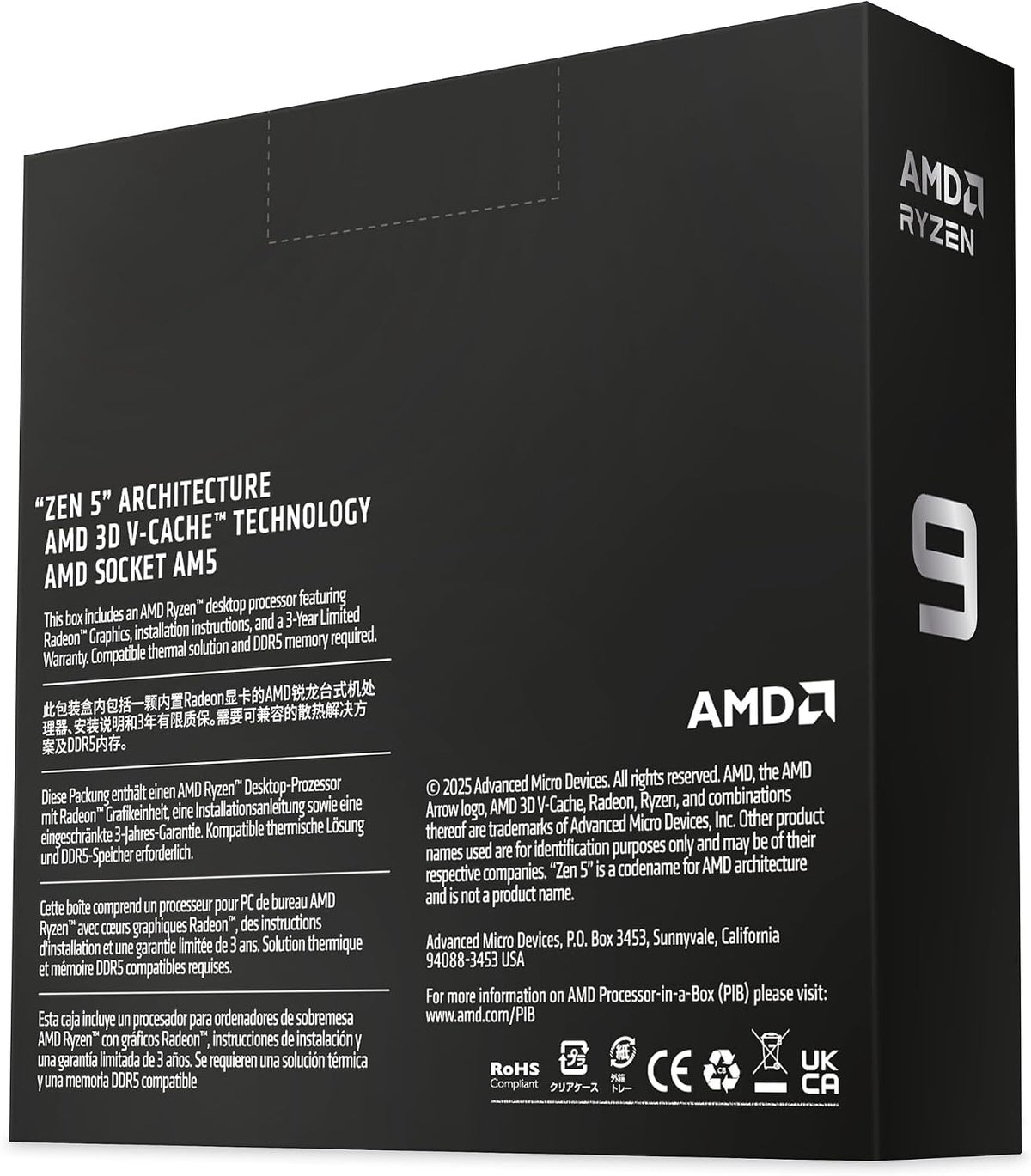 AMD Ryzen™ 9 9950X3D2 Edición Dual