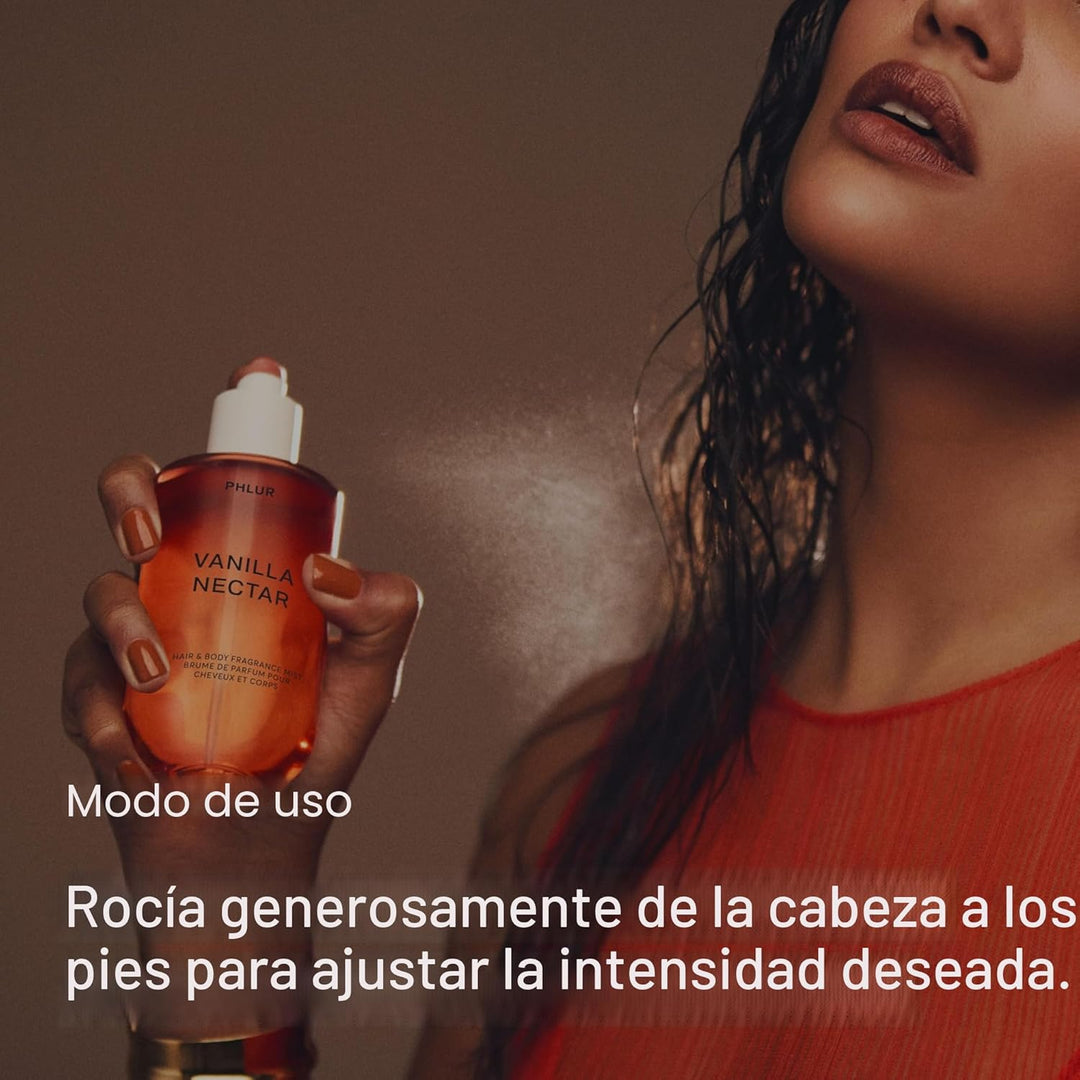 PHLUR Aerosol de néctar de vainilla para el cuerpo - Bruma de fraga...