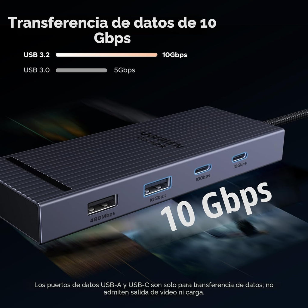 UGREEN, 75027, hub USB, alimentado