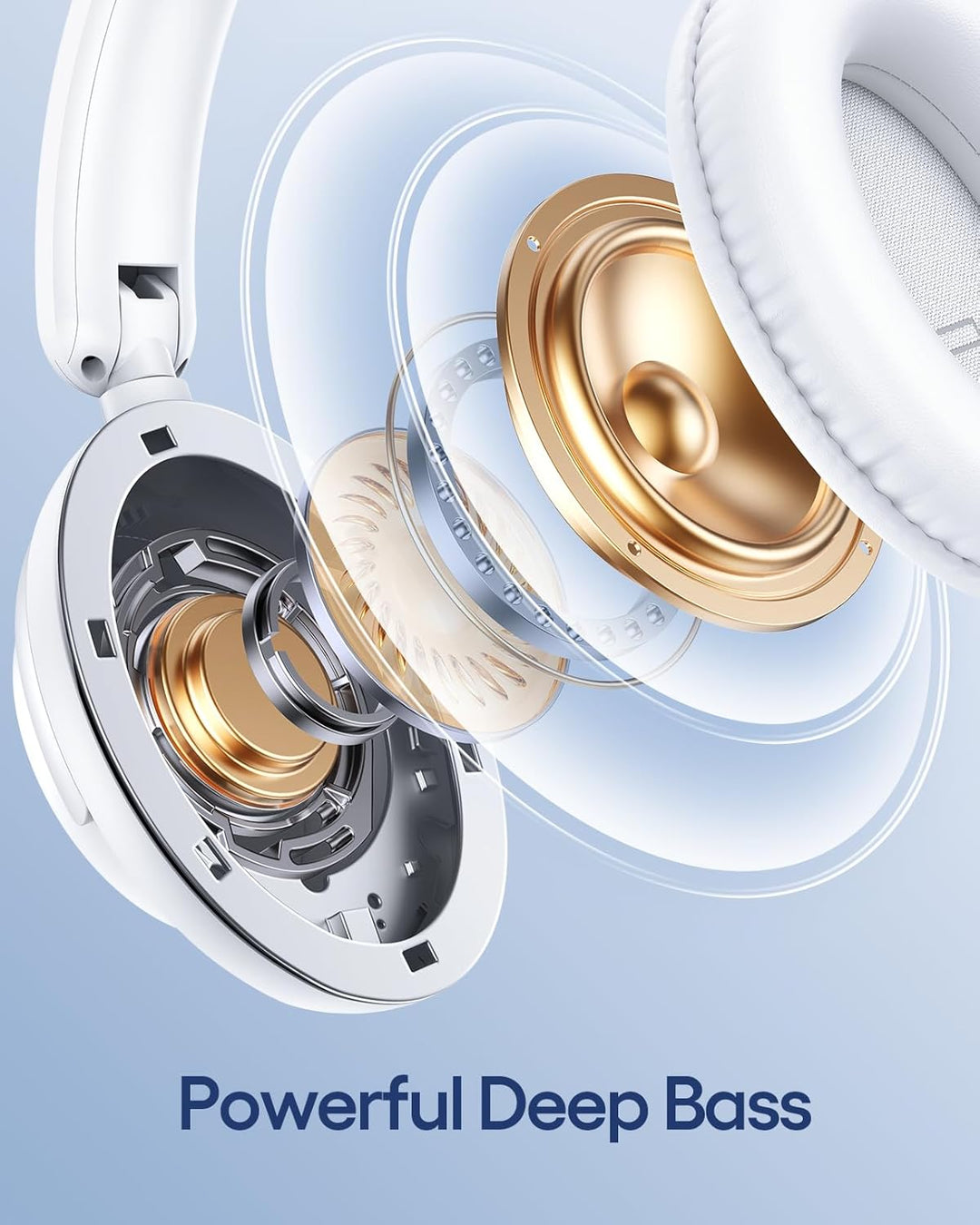 TAGRY Auriculares híbridos con cancelación activa de ruido, 100 hor...