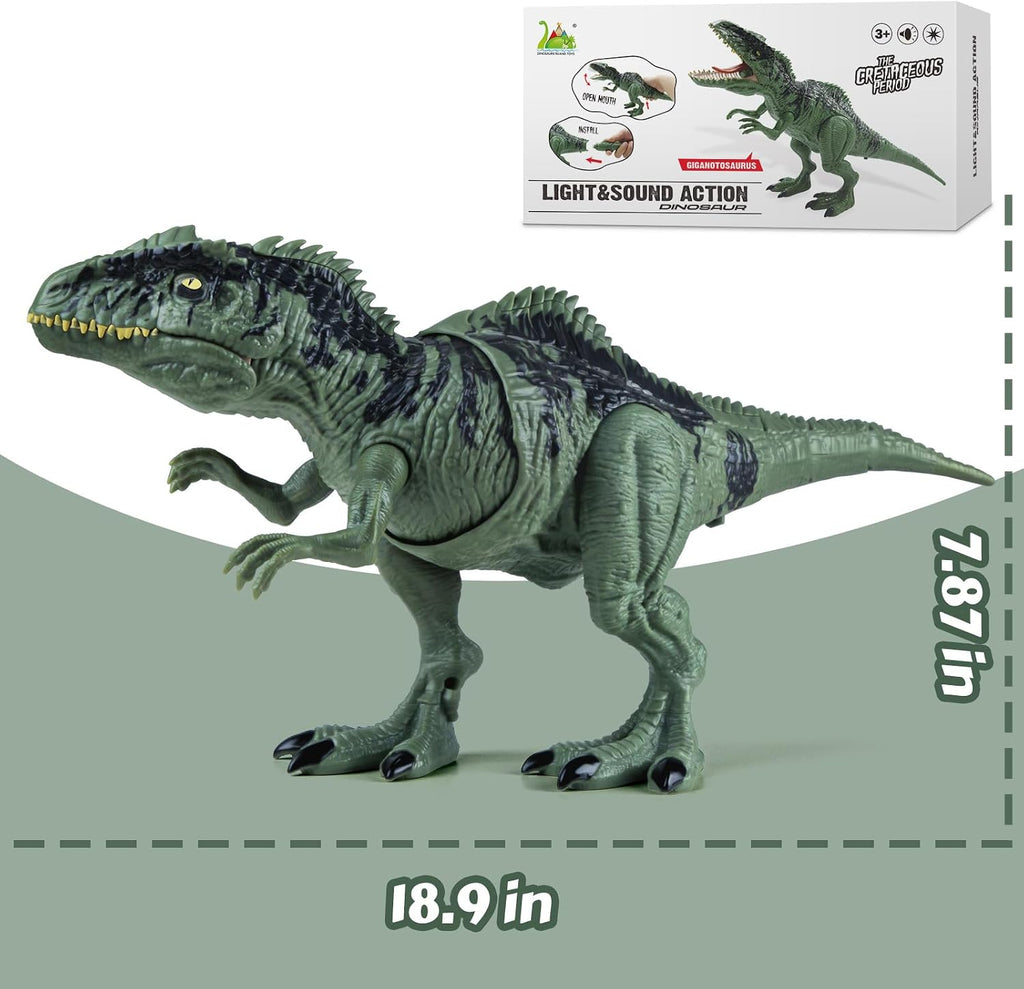 Giganotosaurus Dinosaur Toys para niños 3-5 y 5-7, Figura de acción de dinosaurio