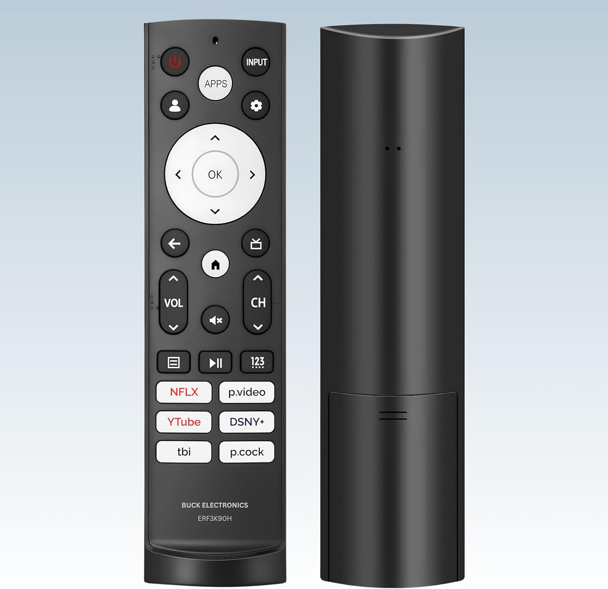 Control remoto de repuesto para televisores inteligentes Hisense, modelo ERF3K90H, compatible con 4K, ULED y UHD, 1 paquete