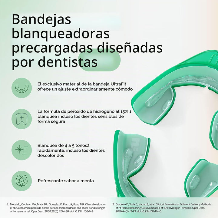 Opalescence Go 15 Mint - Bandejas blanqueadoras de dientes precarga...