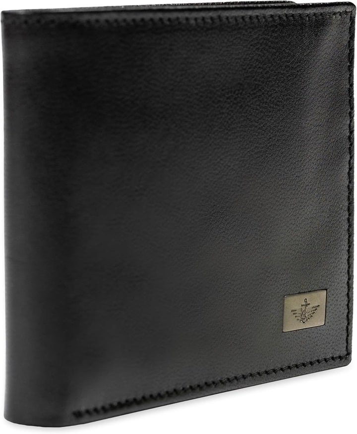Dockers Mens piel Capacidad extra Slimfold Bifold Wallet