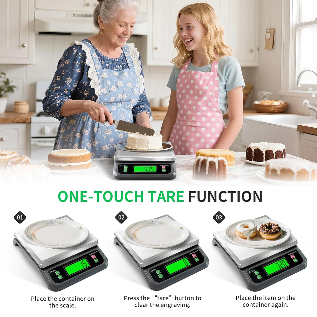Stee inoxidable grande de la escala 88.2 lbs de la cocina de Digitaces con
