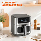 8-en-1 Air Fryer 6 Quarts, Airfryer con Presets y Window