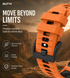 Quickfit 22 correas de reloj para Garmin Fenix 8 1.850 in Fenix 7 Pro Sapphire Solar Fenix 6 Forerunner 965 955 970 935 745 epix Pro Gen 2 47 correas de silicona suave reemplazo
