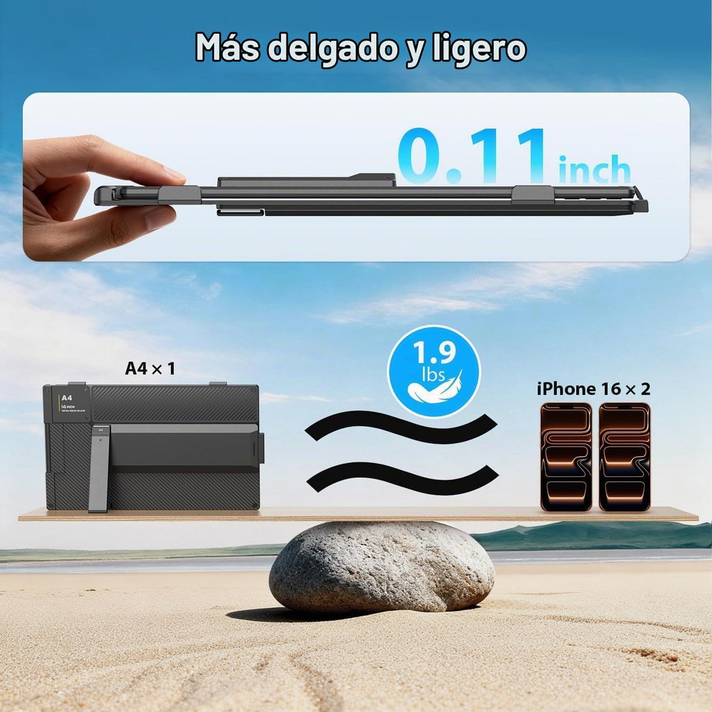 APILDELLA Extensor de pantalla para laptop de 14 pulgadas, monitor...