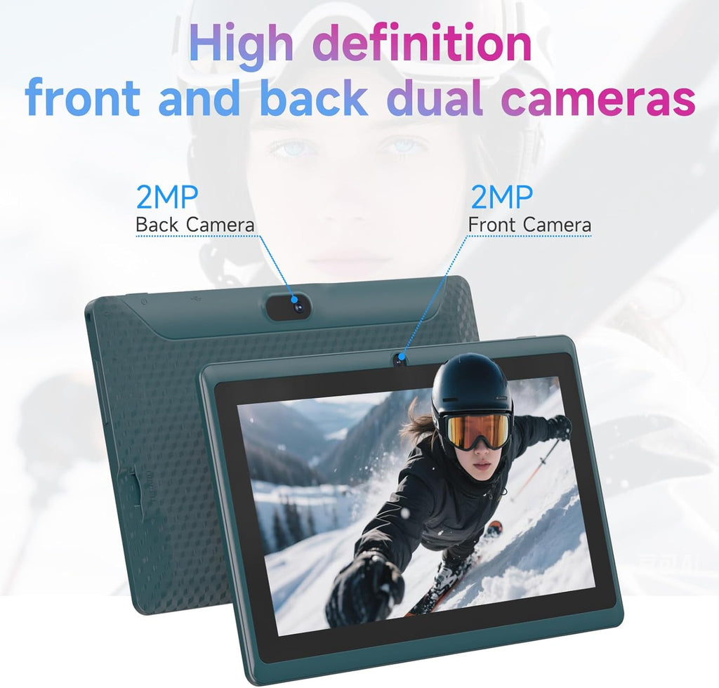 HOTTABLET Tablet Android 14.0 de 7 pulgadas con funda protectora, 8...