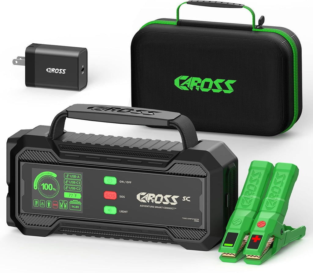CAROSS Arrancador de batería - Caja de salto para 8.0L de gas y 6.0L Diesel