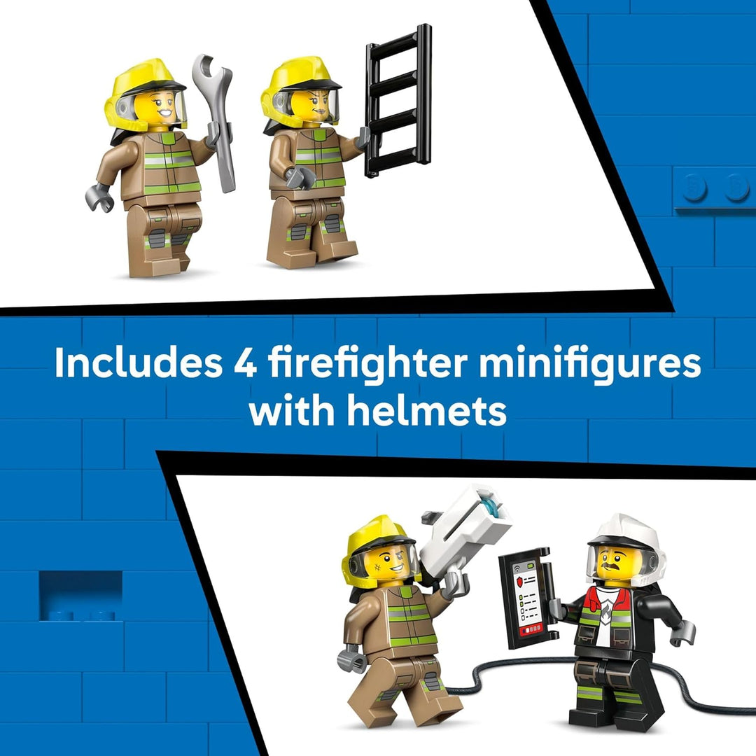 LEGO Camión de bomberos del aeropuerto de la ciudad, juguete de con...
