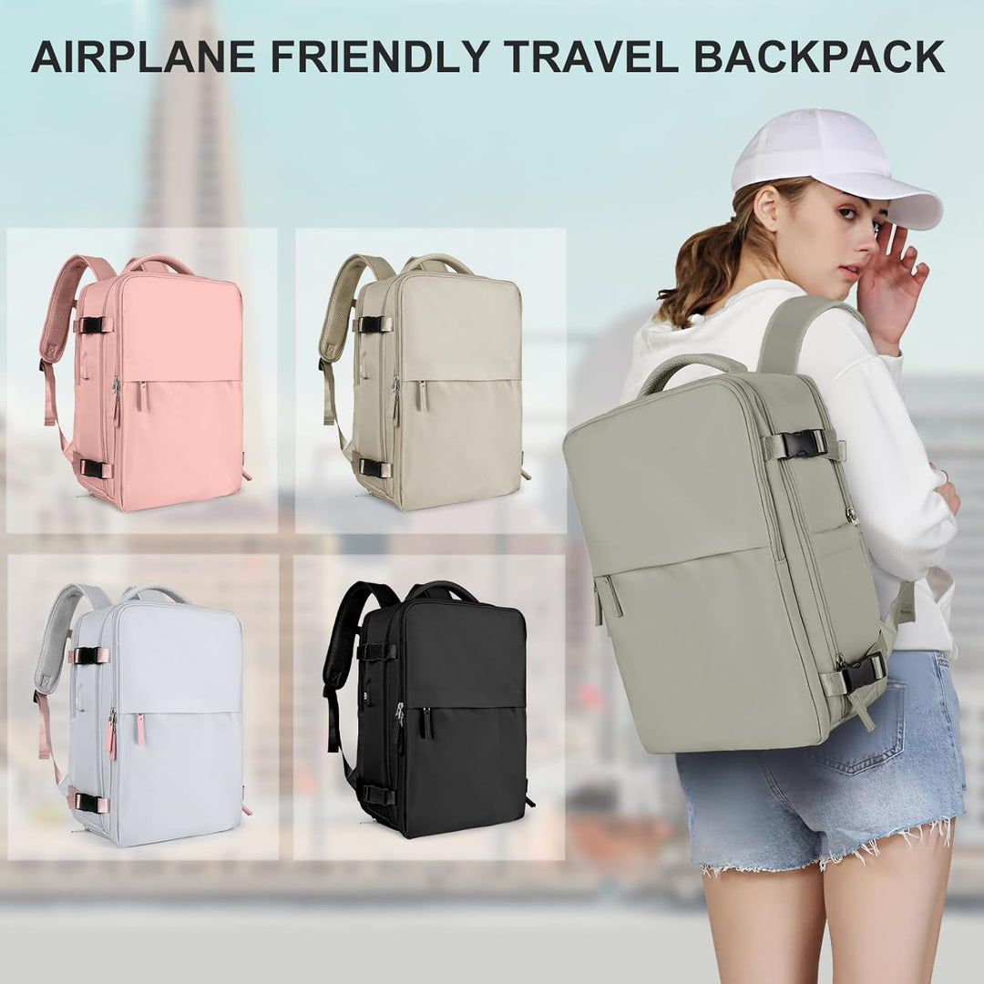 Mochila de mano coowoz para mujer y hombre, mochila de viaje aproba...