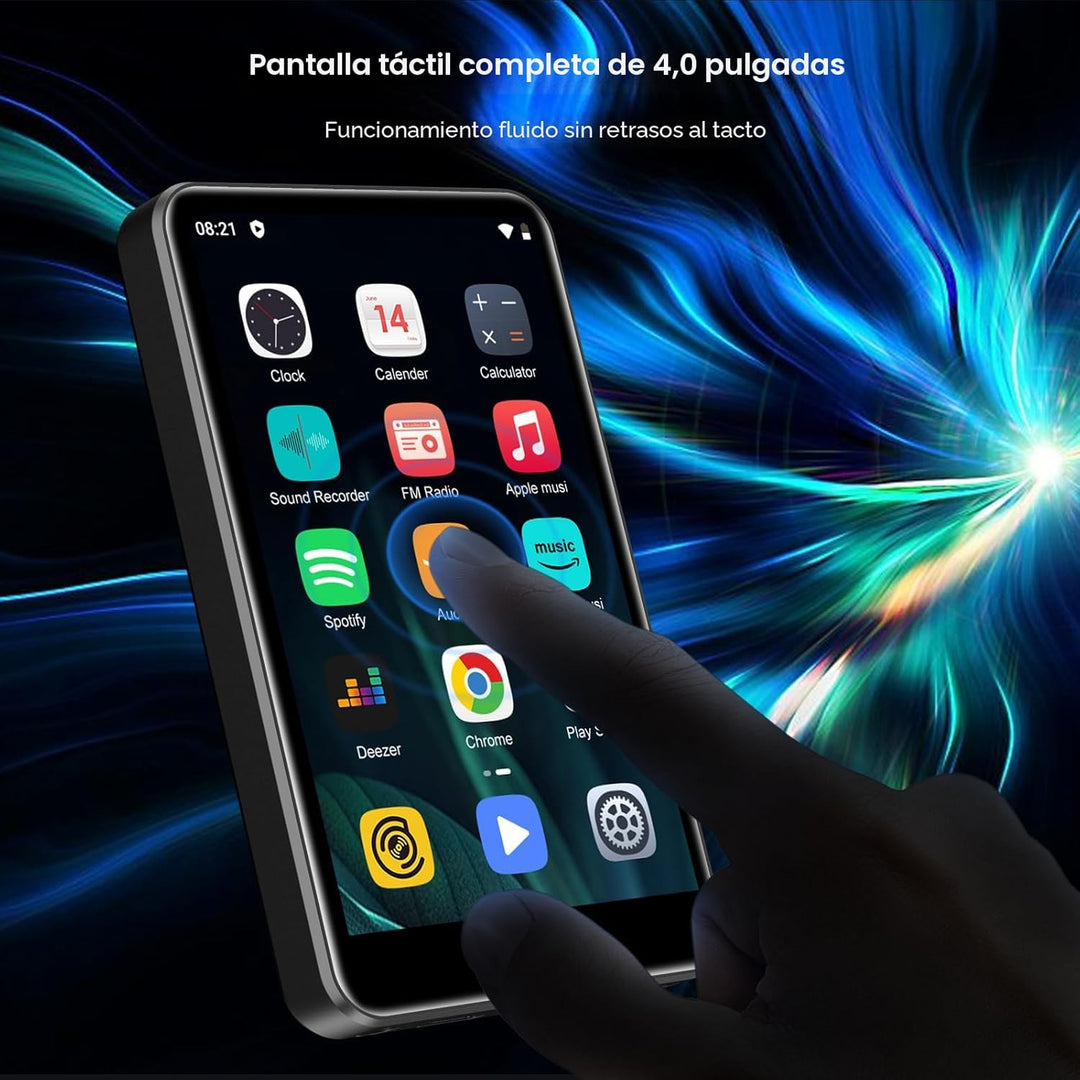 Reproductor de MP3 con Bluetooth y WiFi, 80 GB de almacenamiento y...
