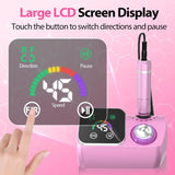 PYVOLA Taladro de uñas eléctrico profesional E-File Machine - Kit d...