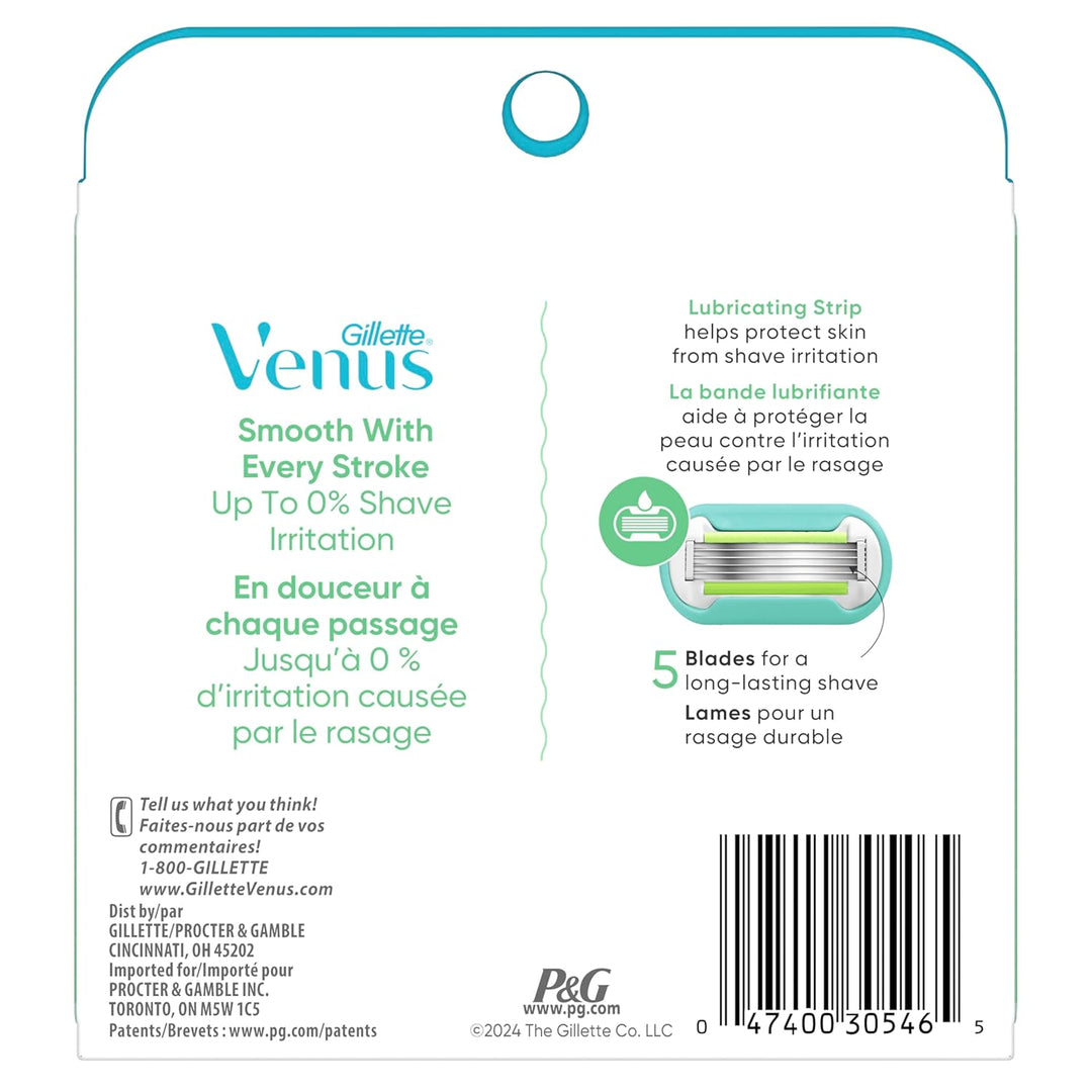 Gillette Venus Recambios de cuchillas de afeitar Extra Smooth para...