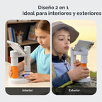 Microscopio digital MX1-AS para niños, 3.5X-1000X USB portátil