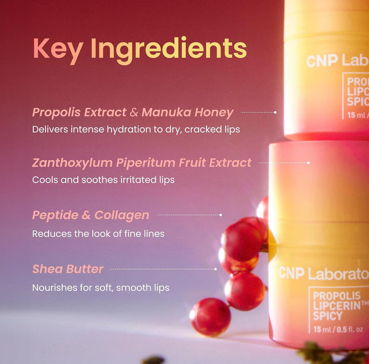 CNP Honey Lip Butter - Propolis Lipcerin™ 04 Mint, Bálsamo labial h...