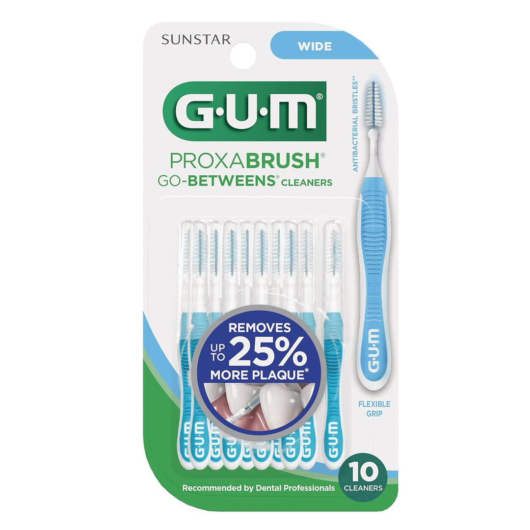 GUM Proxabrush Go-Betweens - Cepillos interdentales anchos - Palill...