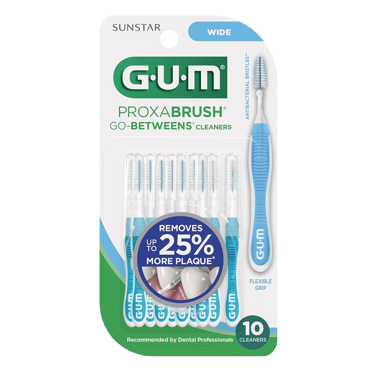 GUM Proxabrush Go-Betweens - Cepillos interdentales anchos - Palill...