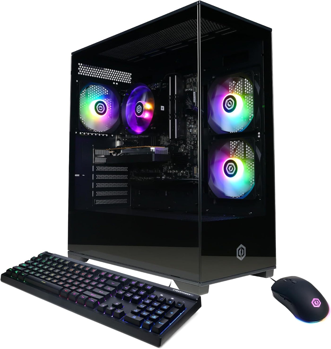 CYBERPOWERPC Gamer Master Gaming PC, AMD Ryzen 5 5500 3.6GHz, Radeo...