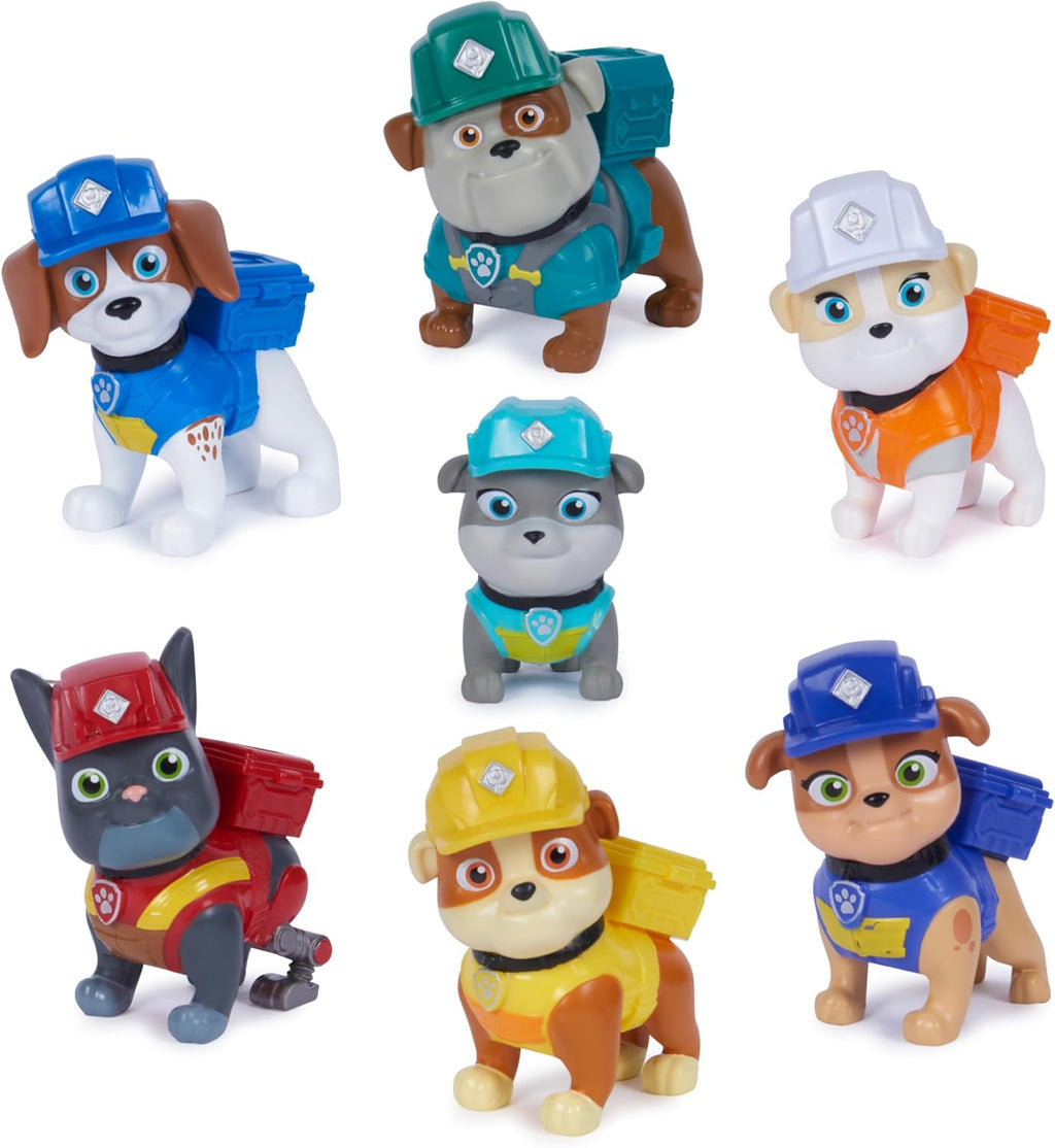 Rubble & Crew, Paquete de regalo de figuras de juguete, con 7 figuras de acción coleccionables, juguetes para niños y niñas a partir de 3 años