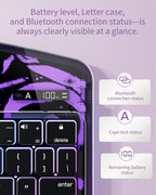 Funda de teclado Bluetooth inalámbrica de 360 ° para iPad Air de 13