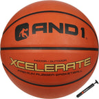 AND1 Xcelerate - Balón de baloncesto de goma, tamaño reglamentario oficial