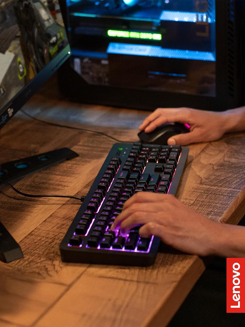 Lenovo Legion KM310 RGB - Combo de teclado y mouse para juegos con...