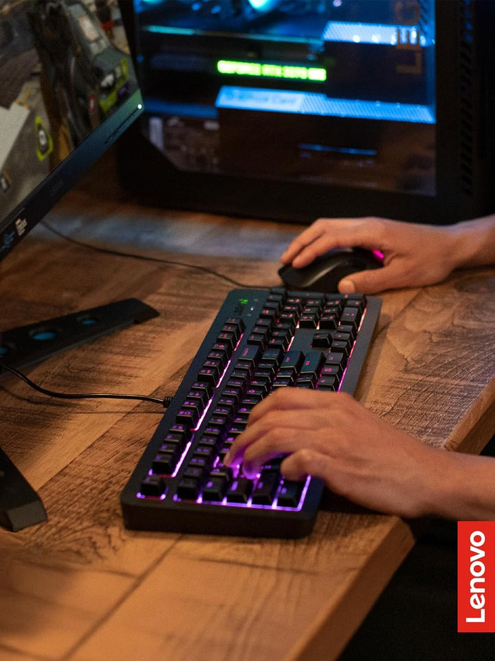 Lenovo Legion KM310 RGB - Combo de teclado y mouse para juegos con...