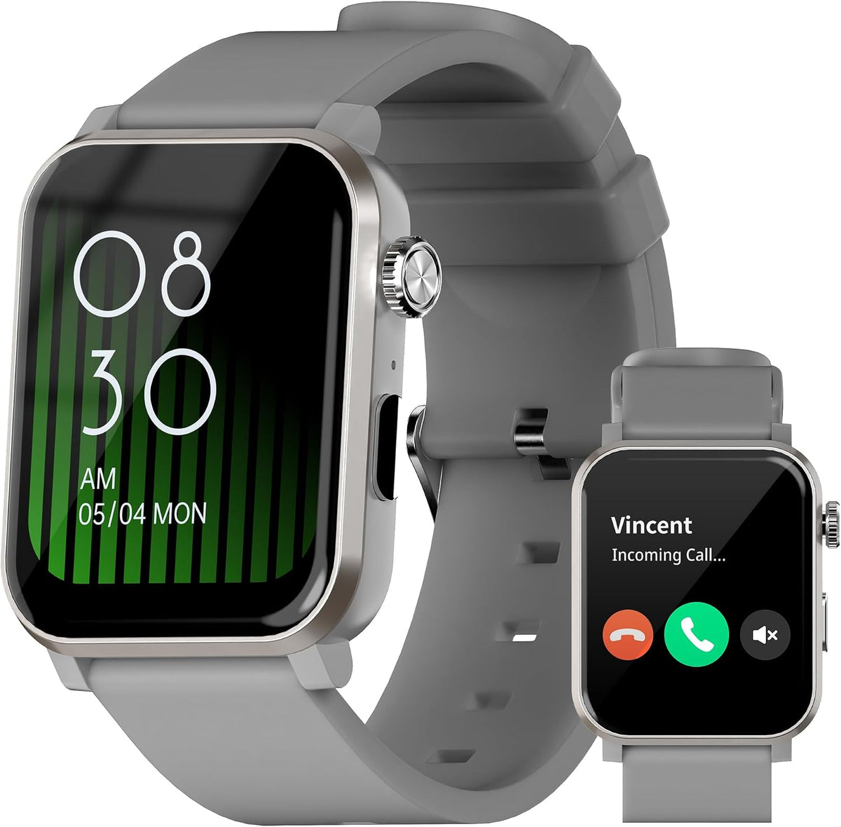Reloj inteligente para niños y niñas, reloj HD de 1.83 pulgadas con función de llamada, juegos, podómetro, frecuencia cardíaca, SpO2, monitor de sueño y estrés, más de 120 modos deportivos