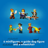 LEGO City Downtown - Juego de tranvía y tren de estación
