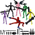 Juego de figuras de acción T13, 6 piezas de articulación multiarticulación