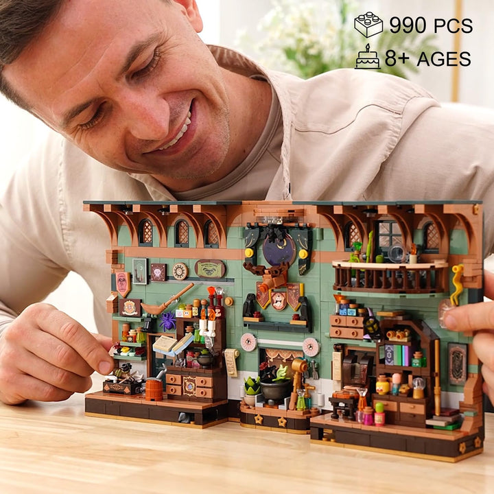 Magic Potion House Booknook - Juego de construcción con