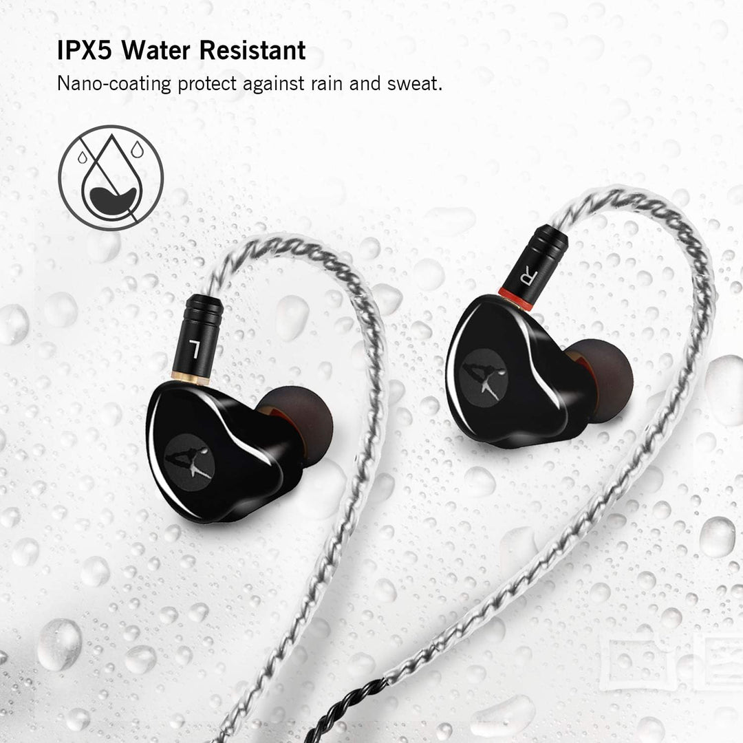 DCMEKA Auriculares de Monitor In-Ear, Auriculares Estéreo HiFi IEM,...