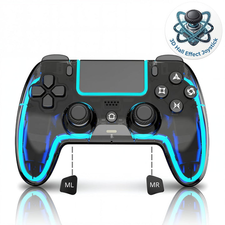 VioraTech Wireless Controller for PS5 with Hall Effect Joysticks, R...