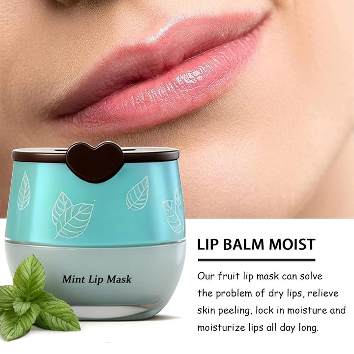 Bálsamo Labial de Abeja Mascarilla Labial Tarro de Miel, Set de Mas...