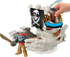Fisher-Price Imaginext Billy Bones - Juego de barco pirata con accesorios