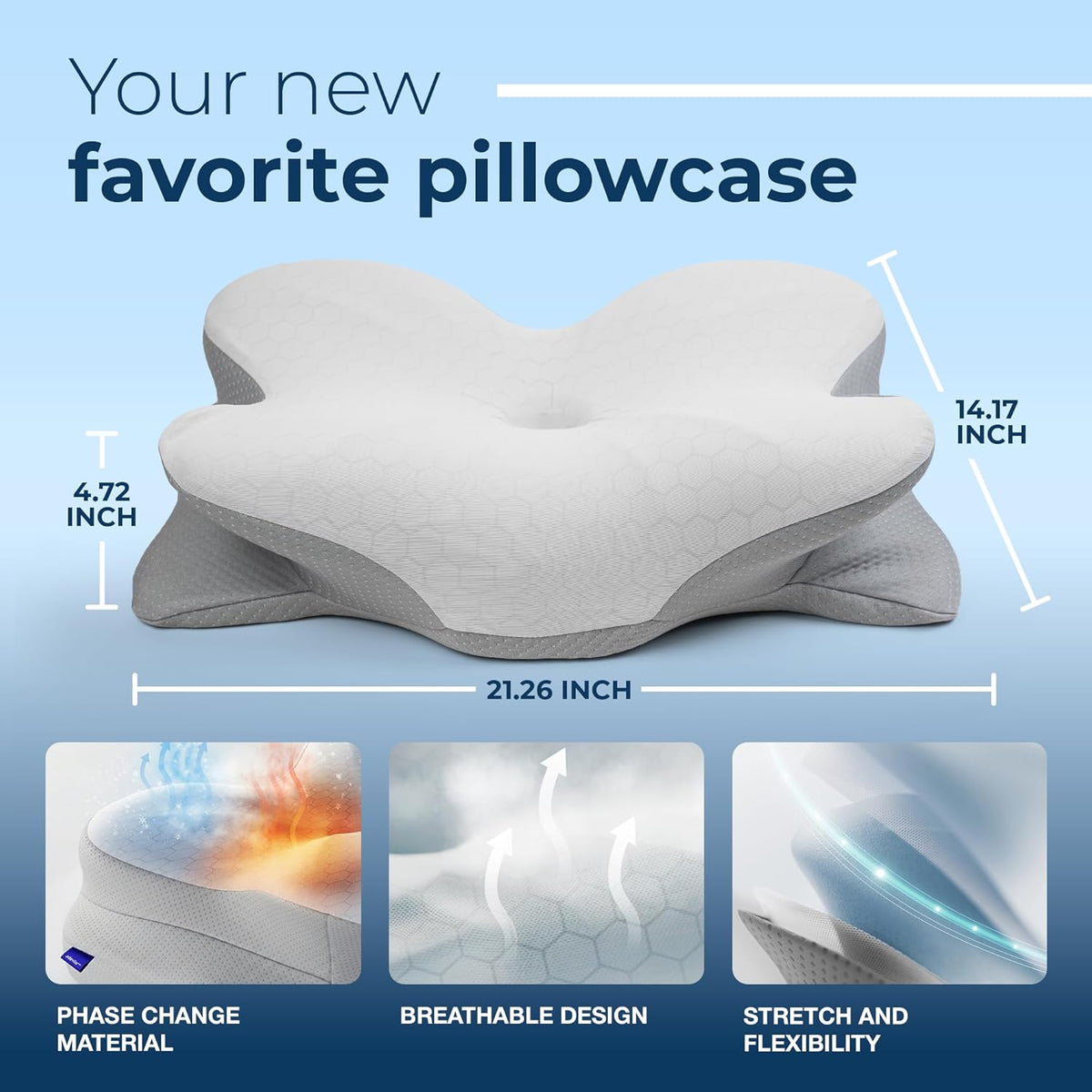 Derila Funda de almohada térmica Ergo para almohada cervical