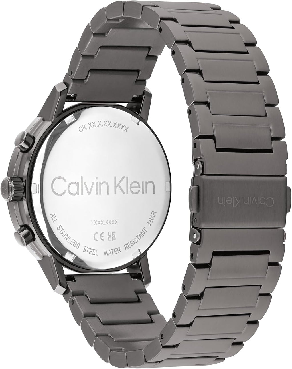 Reloj Calvin Klein para hombre CK Gauge multifunción - 41 mm - Movimiento de cuarzo 3H - Brazalete de acero inoxidable - Deportiva, moda premium para un look audaz - Regalo para él