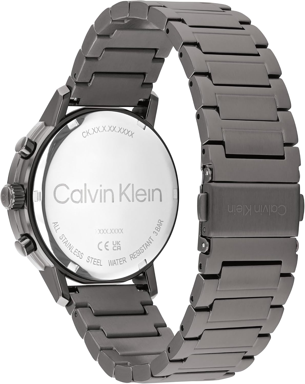 Reloj Calvin Klein para hombre CK Gauge multifunción - 41 mm - Movimiento de cuarzo 3H - Brazalete de acero inoxidable - Deportiva, moda premium para un look audaz - Regalo para él